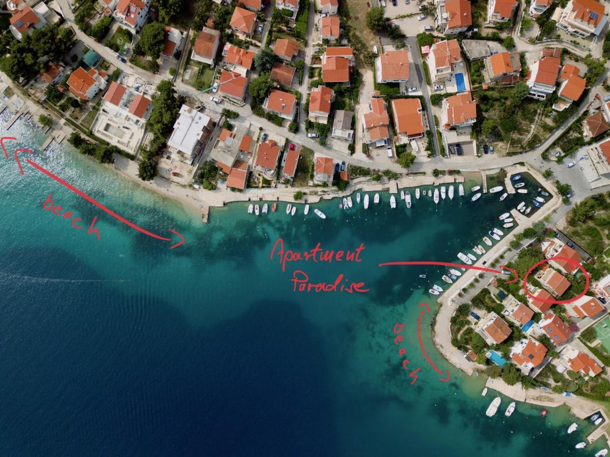 Apartments Paradise Zaboric Bagian luar foto